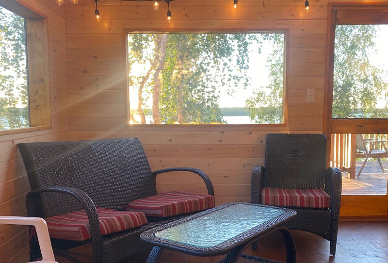 Screened Porch View